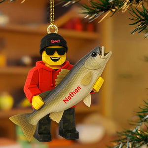 Personalized Gifts For Fishing Lovers, Fishing Custom Photo Acrylic Ornament 04pgmg120925