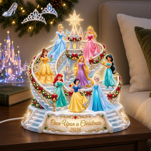 Lovely Fairy Tale Princesses Light Box - Personalized Christmas Gifts 10tyqn211026
