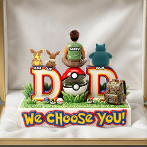 Adventure Dad And Kids Acrylic Plaque - Personalized Gifts For Dads 02ohdh060526