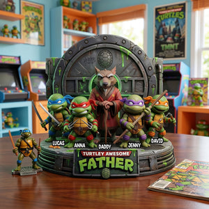 Awesome Father Acrylic Plaque - Personalized Gifts For Dads 02natn080526