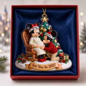 Sweet Expecting Parents Christmas Ornament – Personalized Pregnancy Gift 11PGQN221026