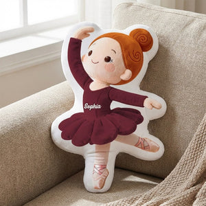Personalized Gifts For Ballet Dancers Shaped Pillow 04qhtn241225