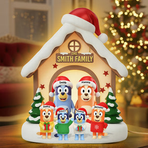 Funny Holiday Acrylic Light Box - Personalized Gifts For Family 06ohqn011125