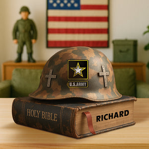 Christian Soldier Acrylic Plaque – Personalized Gifts For Veteran 06toqn230725