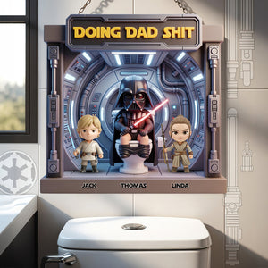 Funny Dad Squad Metal Sign - Personalized Gifts For Dad 04NADT250526