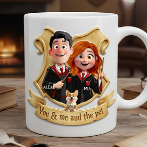 Pet Loving Couple Mug Personalized Gifts For Couple 01TODT080126
