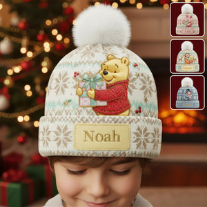 Cute Christmas Bobble Beanie Hat - Personalized Gifts For Loved Ones 04pgmg131025
