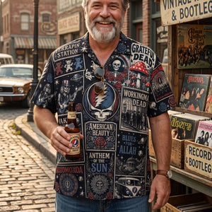 The Grateful Dead Hawaiian Shirt, Personalized Gifts For Psychedelic Rock Lovers 03qhlu030726