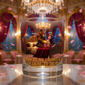 Naughty Couples Drinking Glass - Personalized Gifts For Couples 02tyqn010626