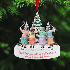 Personalized Gifts For Christmas, Old Friend Acrylic Ornament 02nata181025