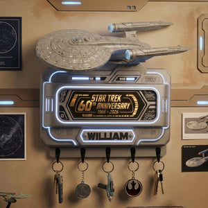 60th Anniversary Sci-Fi Key Hanger – Personalized Gifts For Sci-Fi Lovers 05kimg190126