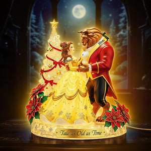 Dancing Couple Christmas Custom Shape Acrylic Light Box - Personalized Gifts For Couple 01pgta121125