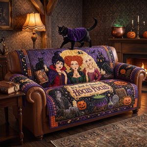 Enchanted Sisters Quilted Sofa Cover - Personalized Gifts For Family 02huta290726