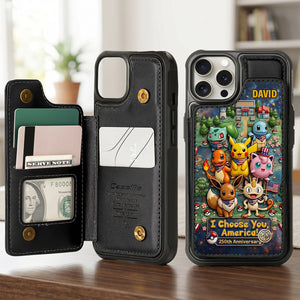 250th Anniversary Leather Flip Wallet Phone Case Personalized Patriotic Gifts 01TYTN010626