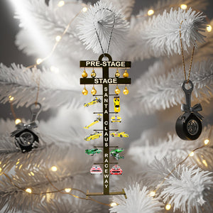 Racing Christmas Tree Ornament Personalized Gift For Car Lovers 01QHDT130925