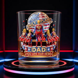 Fearless Guardian Dad and Kids Drinking Glass - Personalized Gifts For Dads 05tyqn250526
