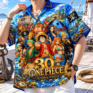 30 Years Of Adventure Hawaiian Shirt - Personalized Gifts For Anime Lovers 05nalu110626