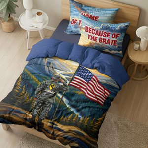 Military Quilt Bedding Set, Personalized Gifts For Veteran 01pgpu010725