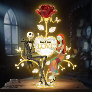 Spooky Love Light Box Personalized Gifts For Couple 03NATA281125