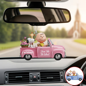 Christian Car Ornament - Personalized Gifts For Christian 04NAMG280725