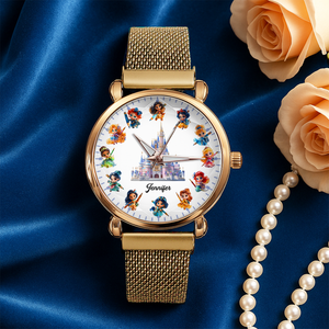 Personalized Gifts For Princess Fans Mesh Strap Quartz Watch 03TGPU180725