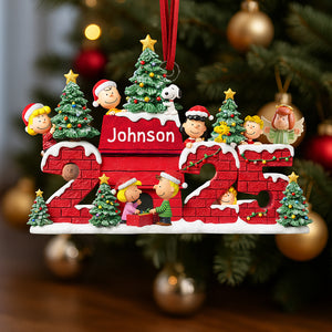 Cute Joyful Christmas Ornament, Personalized Gifts For Movie Fans 01qhqn120925