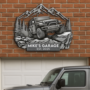 Garage Metal Sign - Personalized Gifts For Off-road Lovers 03qhpu040625