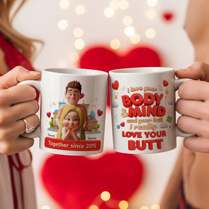 Spicy Couple Coffee Mug - Personalized Gifts For Couples 02TGLU250625