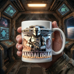Space Warrior Coffee Mug - Personalized Gifts For Sci-Fi Lover Coffee Mug 04OHTN190326
