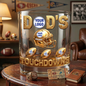 Sport Lover 11oz Round Glass - Personalized Gifts For Father's Day 03OHLU250526