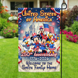 Family Pride Garden Flag - Personalized Gifts For Patriotic Family 01TYTN030626
