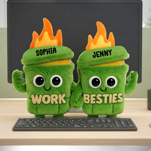 Cute Dumpster Coworker Shaped Pillow - Personalized Gifts For Coworkers 05NATN151125