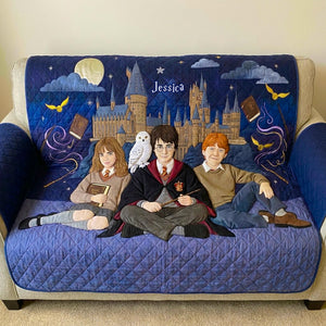 Arcane Night Quilted Sofa Cover - Personalized Gifts For Fans 05NADT270126-Homacus