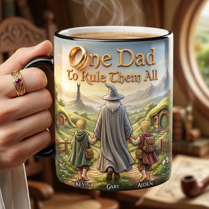One Dad to Rule Them All Magic Mug - Personalized Gifts For Dads 03nata040526