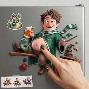 Butterbeer Funny Anti-collision Acrylic Fridge Magnet - Personalized Gifts For Him 01pata180626