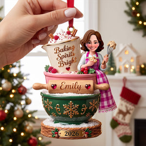 Baker’s Christmas Ornament - Personalized Gifts For Bakers 02totn250926