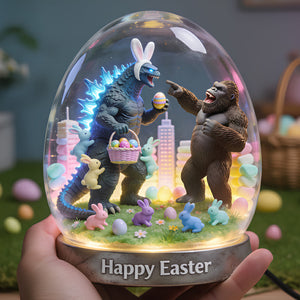 Egg Playful Glow Acrylic Light Box Personalized Gifts 02QHDT030226