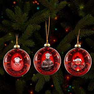 Horror Fire Christmas Ornament, Personalized Gifts For Horror Fans 03qhqn091025