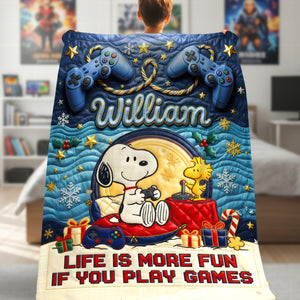Video Game Blanket - Personalized Gifts For Gamer 06PAQN141125