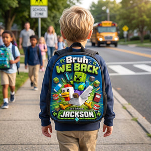 Built Way To Back To School Day School Bag, Personalized Gifts For Kids 04qhtn050726