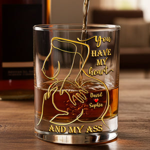 Spicy Love Round Glass - Personalized Gift For Couples 03NALU021225