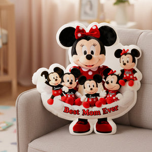 Best Mom Ever Custom Shaped Pillow - Personalized Gifts For Mother 02kita110226