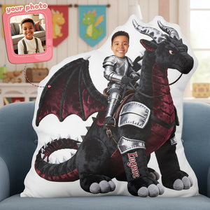 Dragon Knight Custom Photo Custom Shape Pillow - Personalized Gifts For Kid 01pata271225