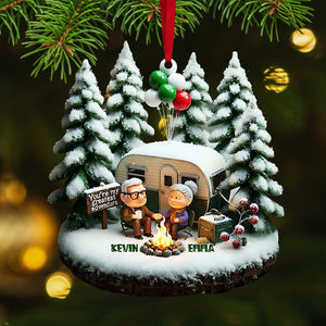 Camping Couple Christmas Ornament Personalized Gifts For Couple 06TGTA201125