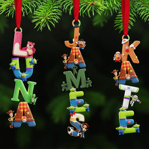Lovely Alphabet Name Acrylic Ornament, Personalized Gifts For Christmas 01kita291025