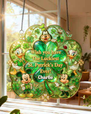 Patrick's Day Suncatcher Ornament - Personalized Gifts For Friends 02pamg130226