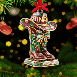 Personalized Gifts For Cowboy Christmas Ornament 04kita220925