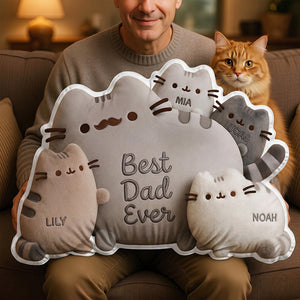 Best Dad Ever Custom Shape Pillow - Personalized Gifts For Dad 03padt160426