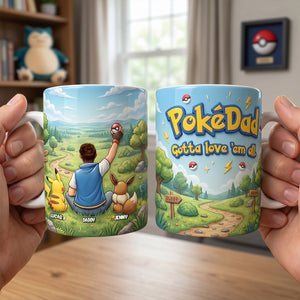 Adventure Dad And Kids Coffee Mug - Personalized Gifts For Dads 03natn010526