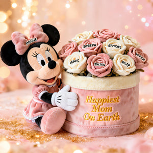 Happiest Mom On Earth Pillow - Personalized Gifts For Mom 02NADT050226